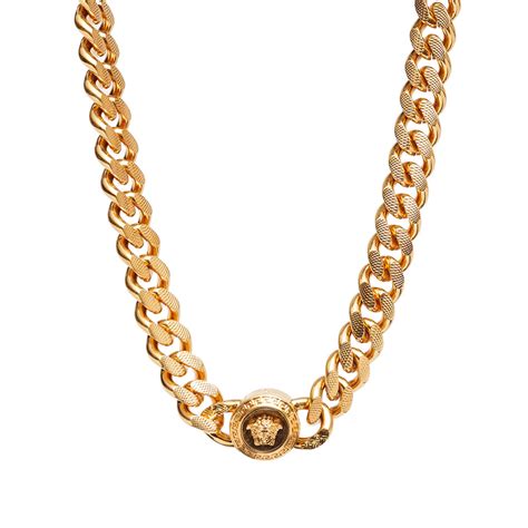 versace gold chain amazon|Versace gold chain necklace.